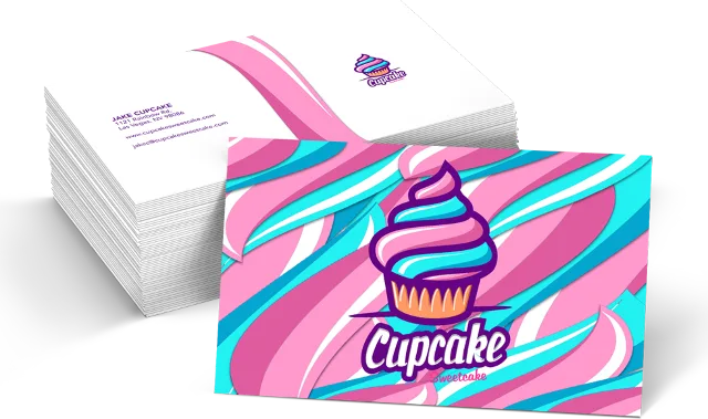 Printed business cards